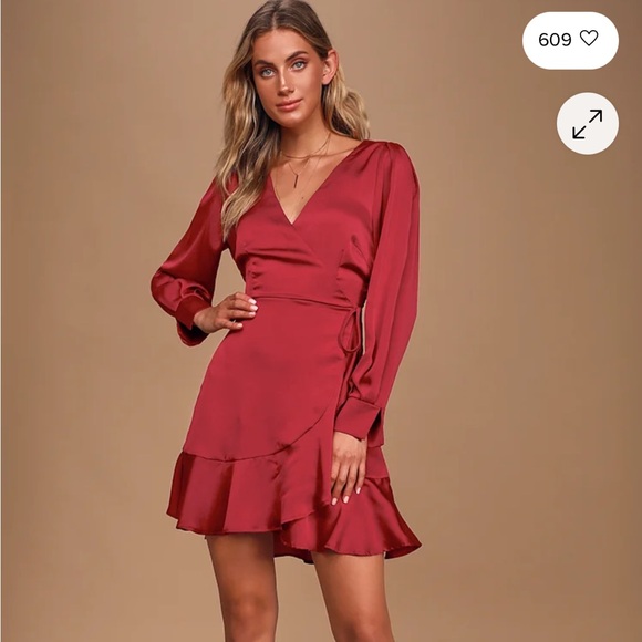 Lulus Dresses & Skirts - Lulu’s satin dress